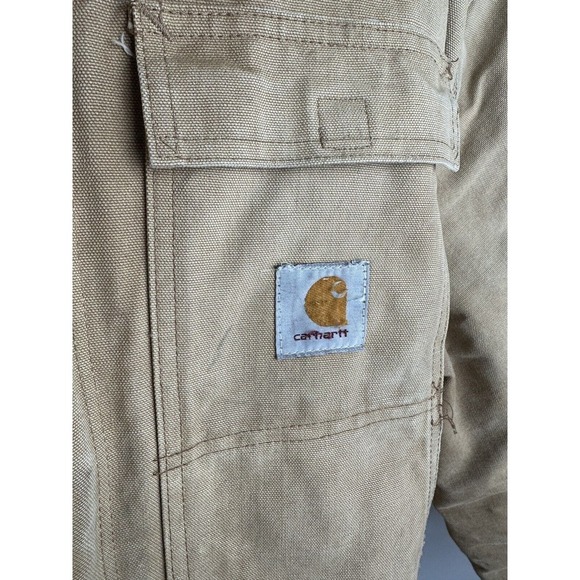 Vtg Carhartt Coat Men's 46 Quilt Lined CQ186 CQ185 Chore Ranch Corduroy Collar - Picture 7 of 16